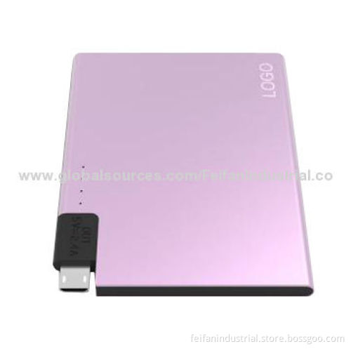 Ultra-thin power bank with 1400mAh